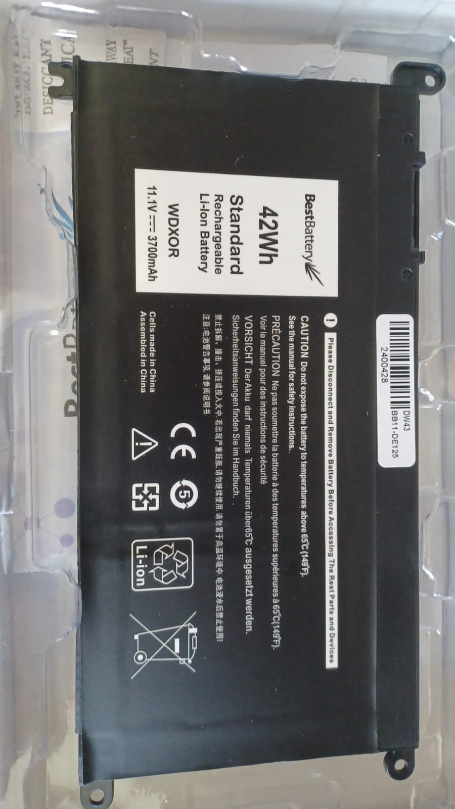 Bateria Dell 3501 P90F - BATERIA DELL 3501 - foto 1