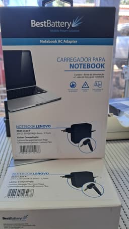Fonte (Carregador) Compatível - CARREGADOR LENOVO 20V 3.25A 65W